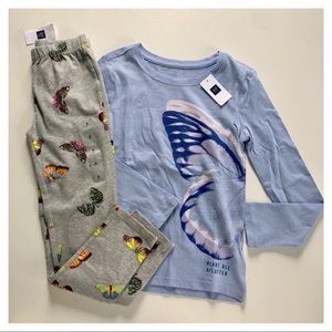 S 6-7Y GAP Butterfly Outfit